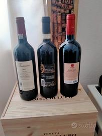 bottiglie vino toscano 