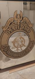 SPECCHIO BIRRA ALE BOMBARDIER BEDFORD CM 65,5x50