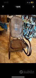Sedia a dondolo vintage