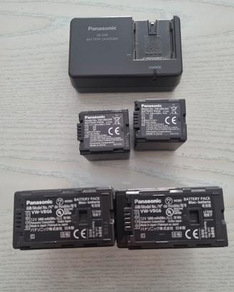 PANASONIC AJ 160 BATTERIE VW-VBG6 + CARICABATTERIA