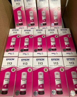 3 pezzi Epson 113 ecotank cartuccia Originale