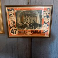 Rara Fotobusta Originale "47 Morto che parla” Totó