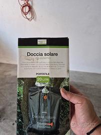 doccia solare + tanica acqua pieghevole