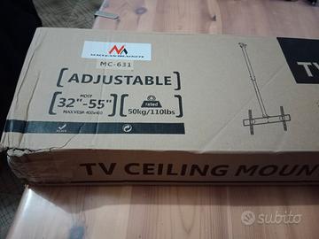 supporto a soffitto robusto x smart TV 