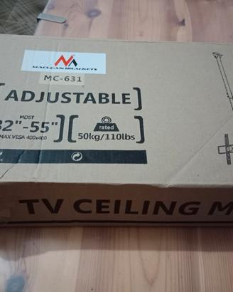 supporto a soffitto robusto x smart TV 