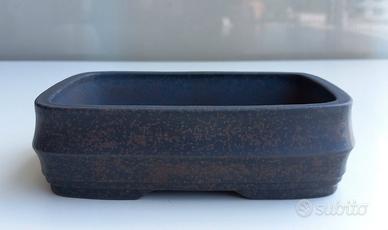 Vaso bonsai rettangolare in Gres