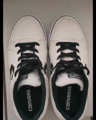 converse bianche e nere