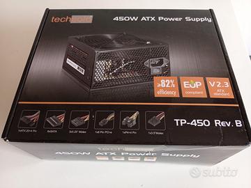 Alimentatore TECHSOLO TP-450 V2.3 450W ATX 20+4-P