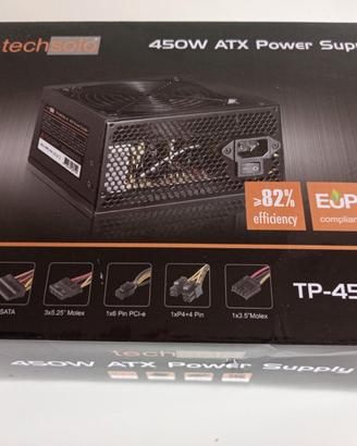 Alimentatore TECHSOLO TP-450 V2.3 450W ATX 20+4-P