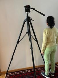 Tripode Manfrotto 475B con testa fluida 503HDV