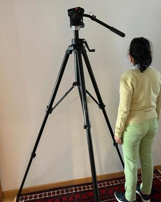Tripode Manfrotto 475B con testa fluida 503HDV