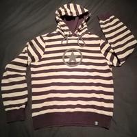 Felpa Converse con cappuccio beige/vinaccia