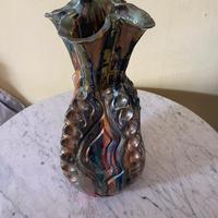 Vaso Mazzotti maiolica lustro