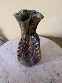 Vaso Mazzotti maiolica lustro