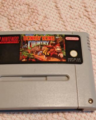 Donkey Kong Country - Super Nintendo - Black Label