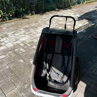 Rimorchio bicicletta due posti hamax