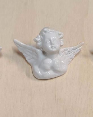 Trittico Pomelli Angioletti Porcellana Capodimonte