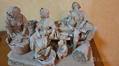 terracotta di Olindo Scuto - CALTAGIRONE 
