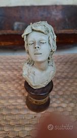 Busto di donna porcellana bisquit  Gianni Visentin