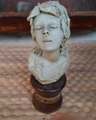 Busto di donna porcellana bisquit  Gianni Visentin