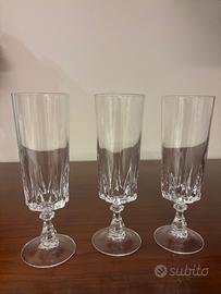 Bicchieri in cristallo da spumante