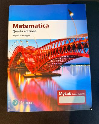 Matematica – Angelo Guerraggio 4ª ed. Pearson