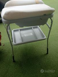 fasciatoio con vasca per bagnetto 