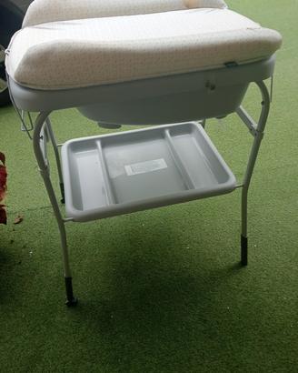 fasciatoio con vasca per bagnetto 