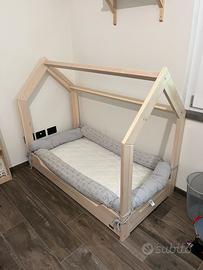 Lettino montessoriano a casetta Picci