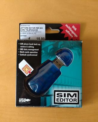 Digitus Lettore Per Carte SIM con Editor Software