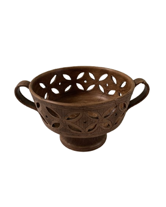 Coppa vintage in ceramica Deruta