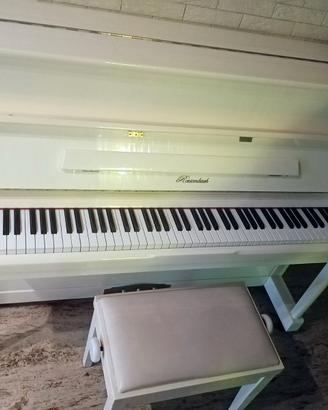 Pianoforte verticale Reisenbach 114 bianco