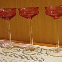 serv. 3 bicchierini  rossi