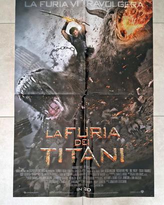 Locandina originale del film La furia dei Titani