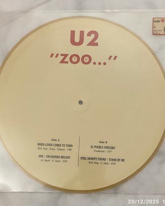 U2 ZOO TV..... LIVE picture disc LP