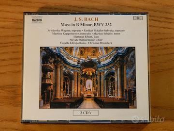 2 CD Bach - Mass in B Minor, Brembeck, Naxos 1992