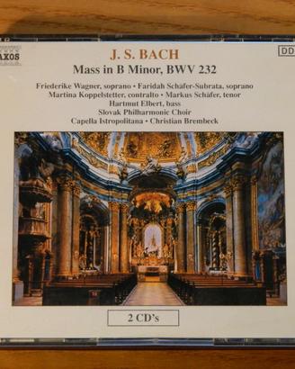 2 CD Bach - Mass in B Minor, Brembeck, Naxos 1992