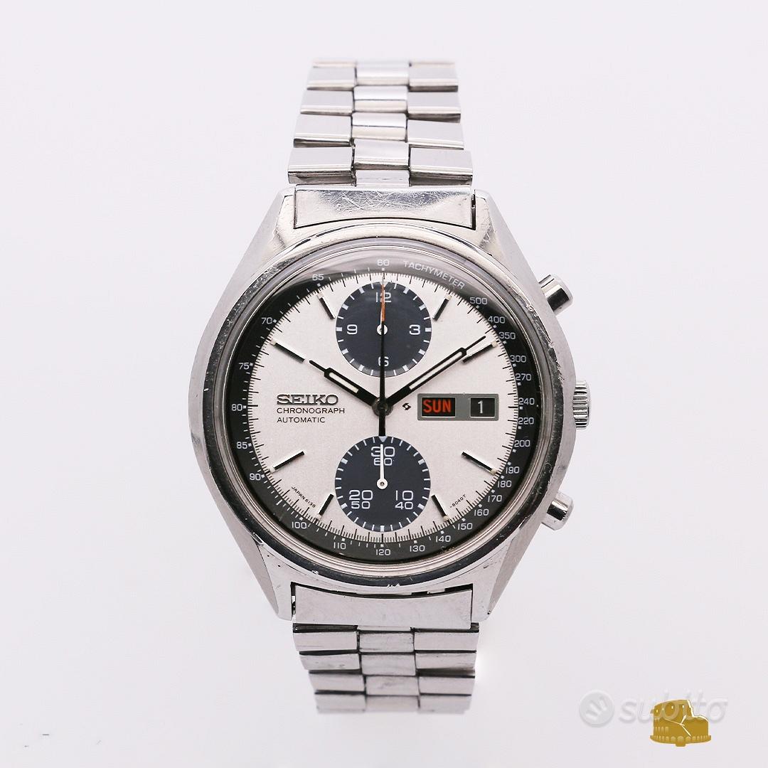 ☆ Seiko Panda 6138-8020 Gold ricambi Originali quadrante, lancette