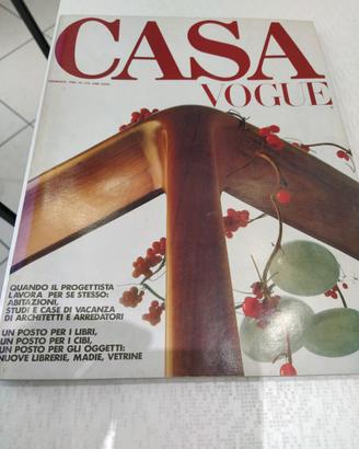 Rivista "CASA VOGUE" 1981