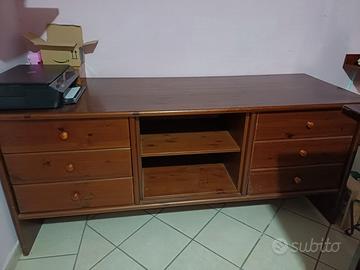 Bancone in legno massello