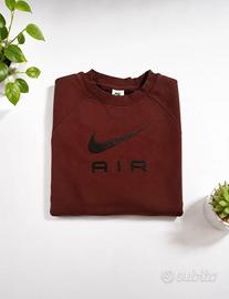Felpa Girocollo Nike Marrone Uomo Taglia S