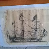 NAVE Veliero Quadro e Modellino