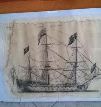 NAVE Veliero Quadro e Modellino