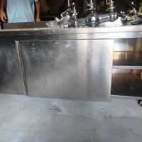 banco in acciaio inox 