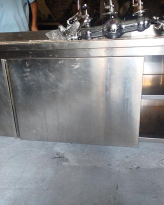 banco in acciaio inox 