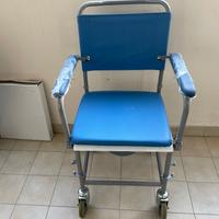 Sedia Comoda WC per anziani o disabili