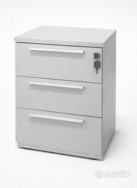 Mobiletto cassettiera 3 cassetti con serratura