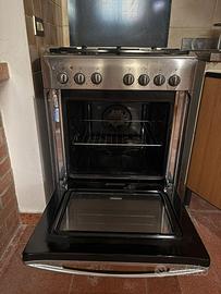 Cucina a gas Ariston forno acciaio inossidabile