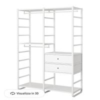Sistema guardaroba Ikea (cabina armadio)