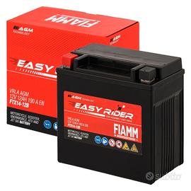 Batteria FIAMM FTX14-12B AGM 12V 12Ah Moto Scooter